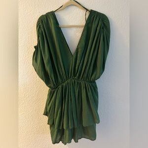 Zara Deep Green Women's Blouse